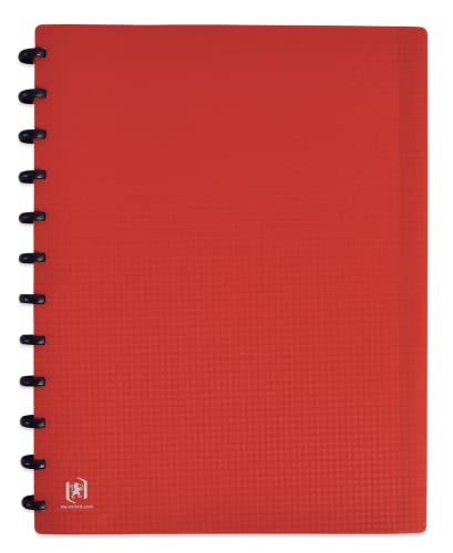 ELBA Protège-Documents Variozip Memphis A4 60 vues / 30 pochettes amovibles Couverture Polypro Rouge