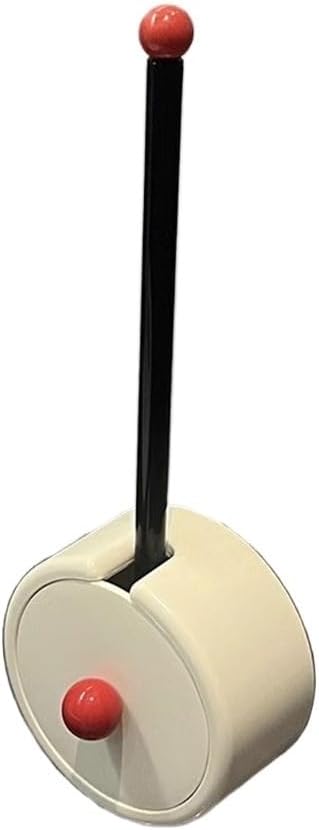 Toilet Brush Wall Bounted Plastic Toilet Brushe Stainless Steel Long Handle Detachable Base Toilet Brush and Holder