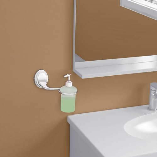 Image of Primax Stainless Steel 304 Grade Cubic Liquid Soap Dispenser /Shampoo Dispenser /Hand Wash Dispenser /Bathroom Accessories (Chrome)