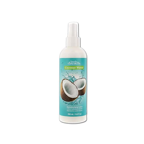 Body Drench Coconut Water Hydrating Spray Lotion for All Skin Types, 8.5 fl oz