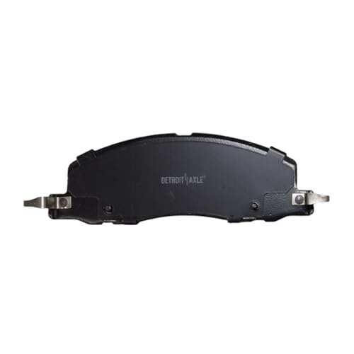 Image of Detroit Axle - Front Brake Pads for 2020-2025 Ford Explorer Lincoln Aviator | 2021 2022 2023 2024 Replacement Ceramic Brake Pads with Hardware