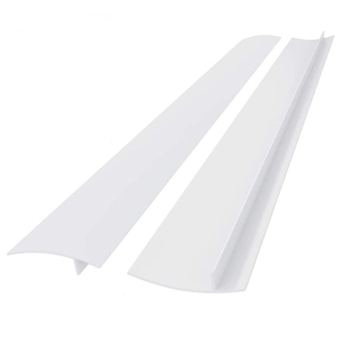 LATRAT Silikon-Dichtung Für Küchenspalten - 2 Stück Transparente Schutzhülle Für Herd & Arbeitsplatte