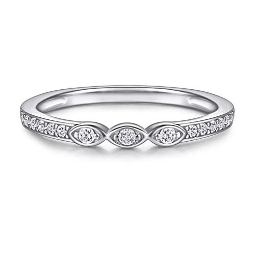 Bagues fleur argent véritable 3 rangs à porter pour un mariage ou une soirée élégante