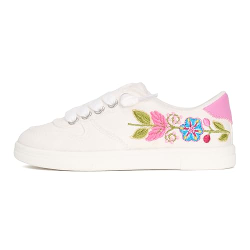Image of Sundays Girls Sneakers Non-Slip Canvas Girls Shoes Comfort Kids Footwear