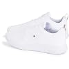Tommy Hilfiger Men's Runner Trainers Corporate Knit Rib Runner Sports Shoes, White, 10