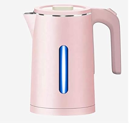 KIRFIZ 2.3 Litre 2000W Double Wall Steel Body Portable Electric Kettle for Water/Tea/Coffee/Milk/Noodle with Rapid Heating by Concealed Element, Auto Shut Off & Dry Boil Protection -Multi Color