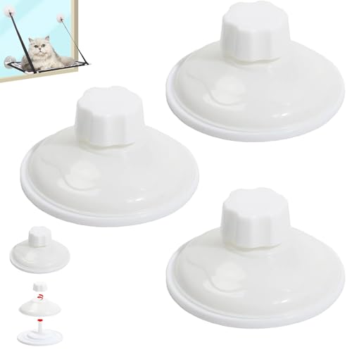 猫用 窓 吸盤 3個セット 猫 窓掛け 交換部品 猫 窓用 ハンモック 専用 強力 吸盤 直径8.5p 大型 耐荷重20kg 洗濯可能