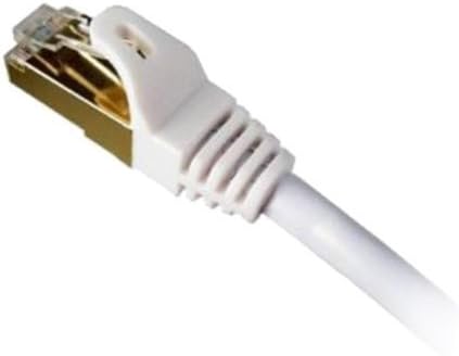 Nexhi Cat7 Shielded 10 Gigabit 600Mhz Patch Cables 100 Feet White