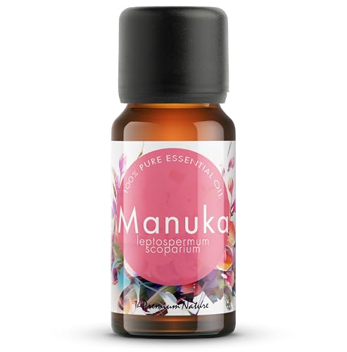 Image of Manuka Oil for Skin | 100% Natural | Essential Oil for Skin, Nails, Candle Making & Aromatherapy | Herbaceous & Earthy Scent, 10 mL