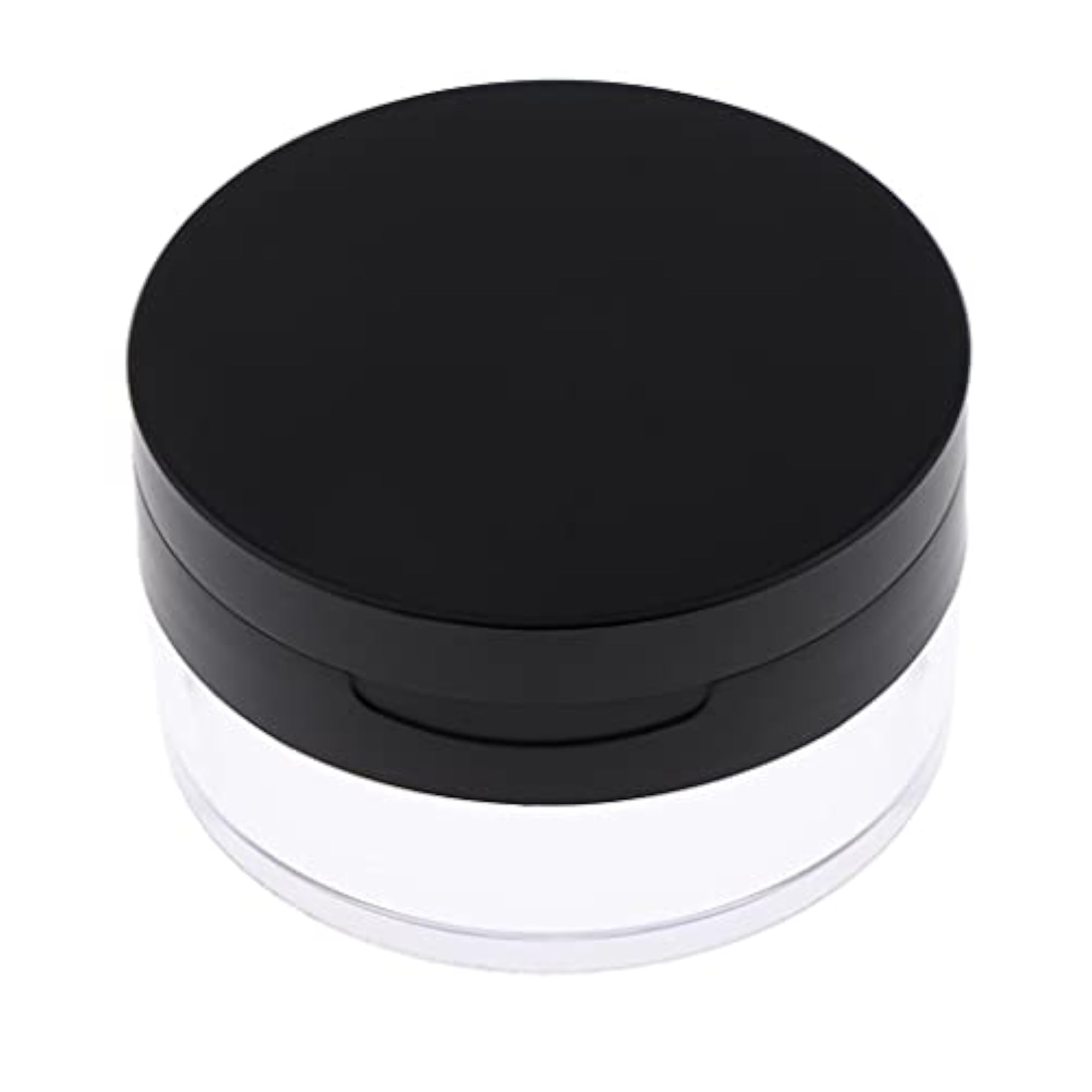 Empty Loose Powder Case Blush Storage Container, Black
