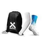 GEARXPro - Box Regalo - Calze Padel, Arm Sleeve Compression e Sacca - Set per Padel o Tennis, Calza + Manicotto Braccio - Protezione Muscolare - Piede Stabile e Protetto - Idea regalo per Natale