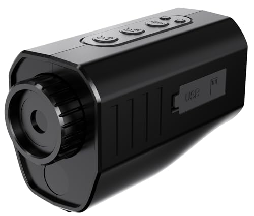 Monocular digital infrarrojo de visión nocturna, distancia de visión nocturna negra de 984 pies, zoom digital 1080P 5X, batería de 2000 mAh que dura 8 horas, soporta 128 GB de almacenamiento, adecuado