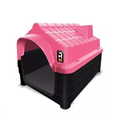 Genérico, Casa Casinha Cachorro Gato Pet N2 Plástico Premio Rosa