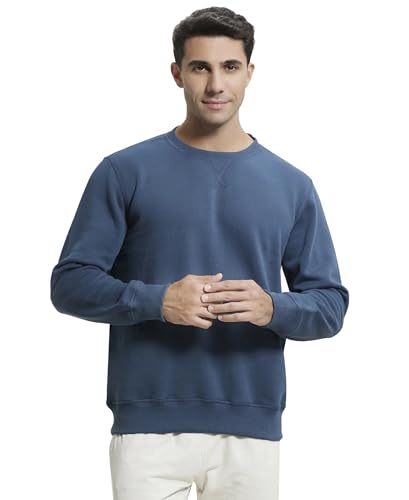 Image of Jockey US92 Men Super Combed Cotton Rich Fleece Sweatshirt with StayWarm Technology
