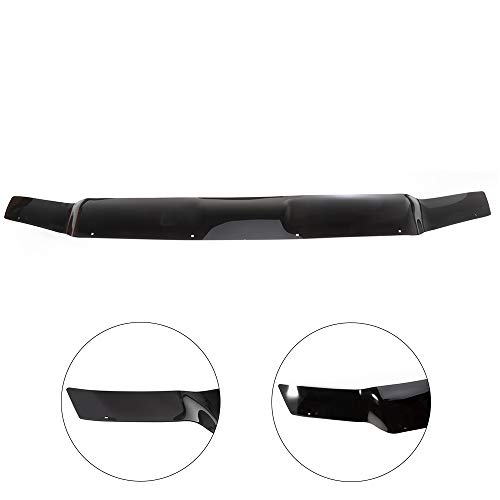 honda ridgeline bug deflector - ECCPP Hood Shield Hoodflector Fits 2006-2014 for Honda Ridgeline Crew Cab Pickup,Dark Smoke Stone Hood Deflector Hood Shield
