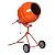 STANSS 8 Cu. Ft. Cement Mixer, Portable Electric Concrete Cement Mixer Barrow Machine Mixing Mortar, Freestanding Cement Mixing Tools with Wheels for Stucco Mortar,5.0 cu. ft.