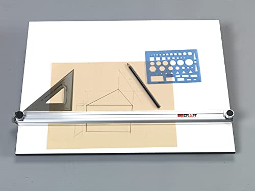 Best Promo Martin Universal Design Pro-Draft Parallel Straightedge Board, 16" x 21", White Melamine, 1 Each (U-PEB1621B)