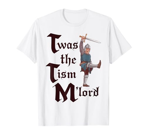 Apoyo a la conciencia del autismo Funny Autistic Twas The Tism M Lord Camiseta