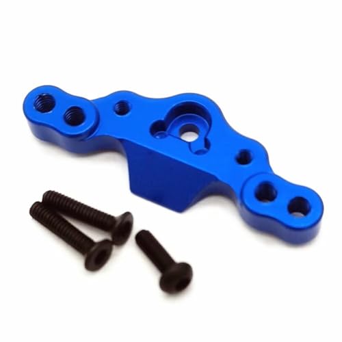 Aluminum Front Camber Block Front Upper Arm Tie Rod Mount Blue for Losi 1/18 Mini-T 2.0 Mini-B LOS214005
