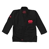 MOYABRAND M Moya Standard Issue - Gi Jiu Jitsu per adulti, bianco, blu, nero, approvato IBJJF, nero, A3L