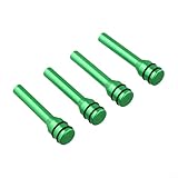 Fibbia per serratura della porta in lega di alluminio con pulsante di stato di blocco, adatta per veicoli automobilistici e fuoristrada (verde)