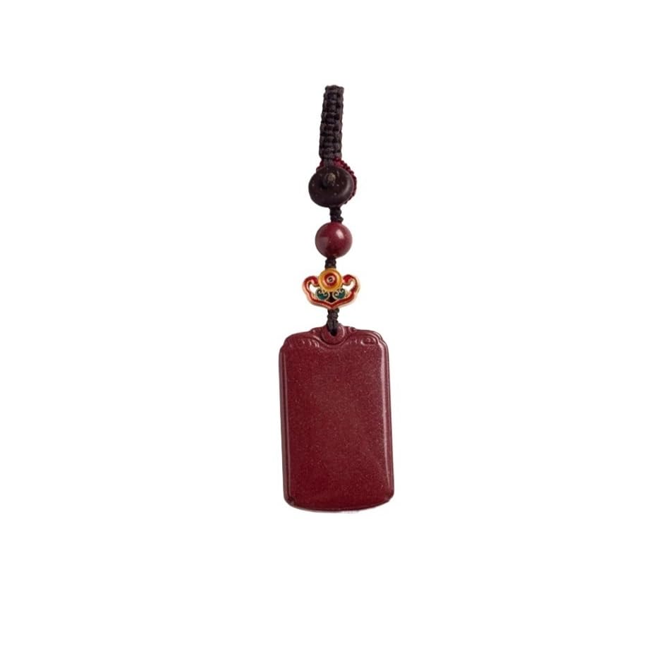 Porte-clés Zijinsha Wushi pendentif en pierre pour clé de voiture et sac