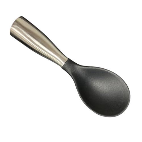 STOBAZA Standing Rice Spoon Wide Rice Paddle for Serving Heatproof Non-slip Handle Easy to Clean