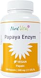 NEU! Papaya Enzym - HOCHDOSIERT! - 150 Kapseln - 1500 mg Papain pro Tagesdosis - Vegan - ohne unerwünschte Zusätze - laborgeprüft - deutsche Produktion