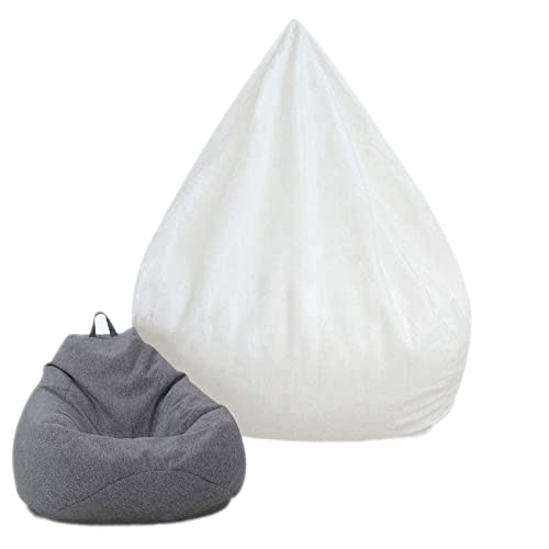 XIXIMAON Forro de Puff Forro de Funda para Puf Revestimiento Interior Evitando Salga los Frijoles para Bean Bag (L, Forro)