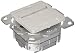 Produktbild Telegärtner Datenanschlussdose Cat6A 2-Fach 2xRJ45 J00020A0500 AMJ45 8/8 UP/50 alpinweiß, 5 V, weiß, 1-Stück