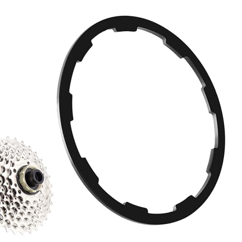 Jingyash Cassette Spacer - Light Bottom Bracket Spacer - Flywheel Hub 1mm/1.5mm/ 1.85mm/ 2mm/ 2.18mm /2.35mm Bicycle Headset Washer