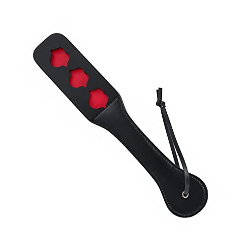 KuTi Kai General Faux Leather Paddle Leather Whips Riding Crop Toy (Lip)