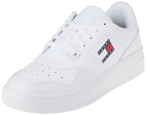 Preisvergleich Produktbild Tommy Jeans Men TJM RETRO BASKET ESS, White, 46 EU