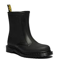 Dr. Martens Unisex 1460 Rain Pull On Boot, Black PVC, UK 13/US M14W15