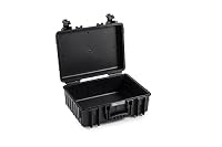 B&W International Transportkoffer Outdoor 5000 (PP.221) Schwarz – Leerkoffer – wasserdicht (IP67), staubdicht, schlagfest, extrem robust – Ansicht 1