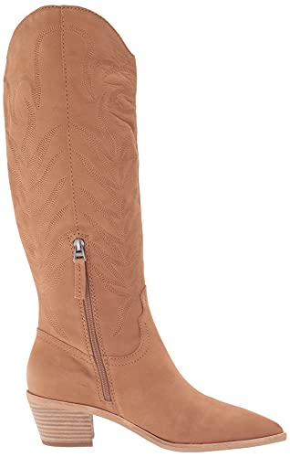 Dolce Vita Women's Solei Western Boot, Whiskey Nubuck, 6 #TOP5
