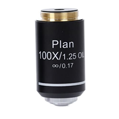 Lbg 195mm Achromatic Objective Lens4x 10x 40x 100xwIi YA_v^[ (Size : 1PC 100X)