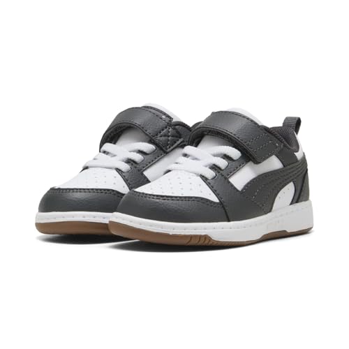 Sneaker PUMA Rebound V6 pour bébé pointure 24 coloris blanc et gris