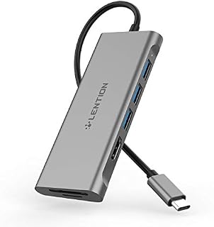 LENTION USB C Hub with 4K HDMI, 3 USB 3.0, SD 3.0 Card