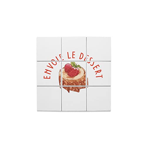 Carreaux céramique décoratif pâtisserie 10,8 cm x9