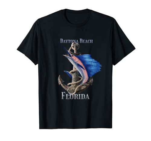Daytona Beach Florida Pez espada Marlin Ocean Fishing Camiseta