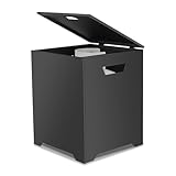 ThermoMate Propane Tank Cover Table, 20 LB Propane Tank Storage Box, Propane Tank Storage Hideaway Table for Fire Pit and Gas Griddle Black