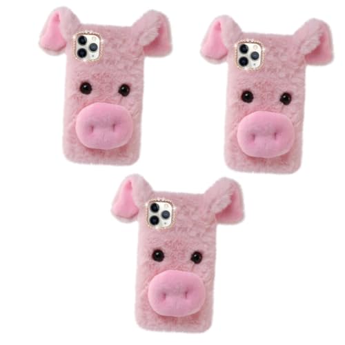 Coque anti-chocs peluche douce au quotidien pour Pro Max design mignon