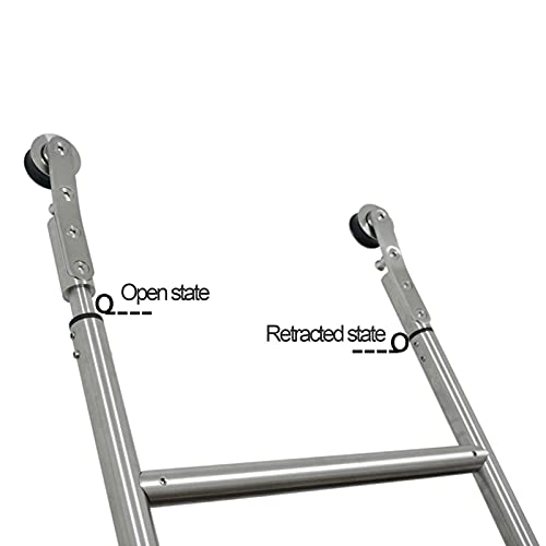 Kit ensemble complet de rails roulants pour rail d'échelle mobile