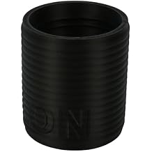 Vacuum Tube Hose Coupler Accessory - OD 2.2 inch ID 2.0 inch - 2CCWCPL Counter-Clockwise Thread for Secure Fit - Black