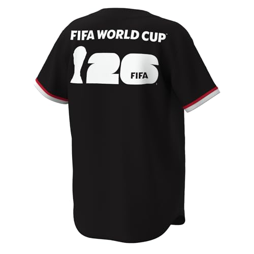 Image of Outerstuff FIFA World Cup 2026 Mens Short Sleeve Button Front Baseball Jersey