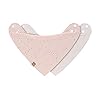LÄSSIG Baby Bandana driehoekige sjaal sabberslabbetjes zachte drukknop 2 stk./More Magic Horse, roze