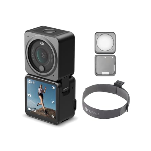 DJI Action 2 Dual ScreenR{(128GB) ANVJ yKiz 4K fA OLED^b`XN[ Lp155°FOV Wo Cő u␳Zp hJ VlogANVX|[cBe Ϗ