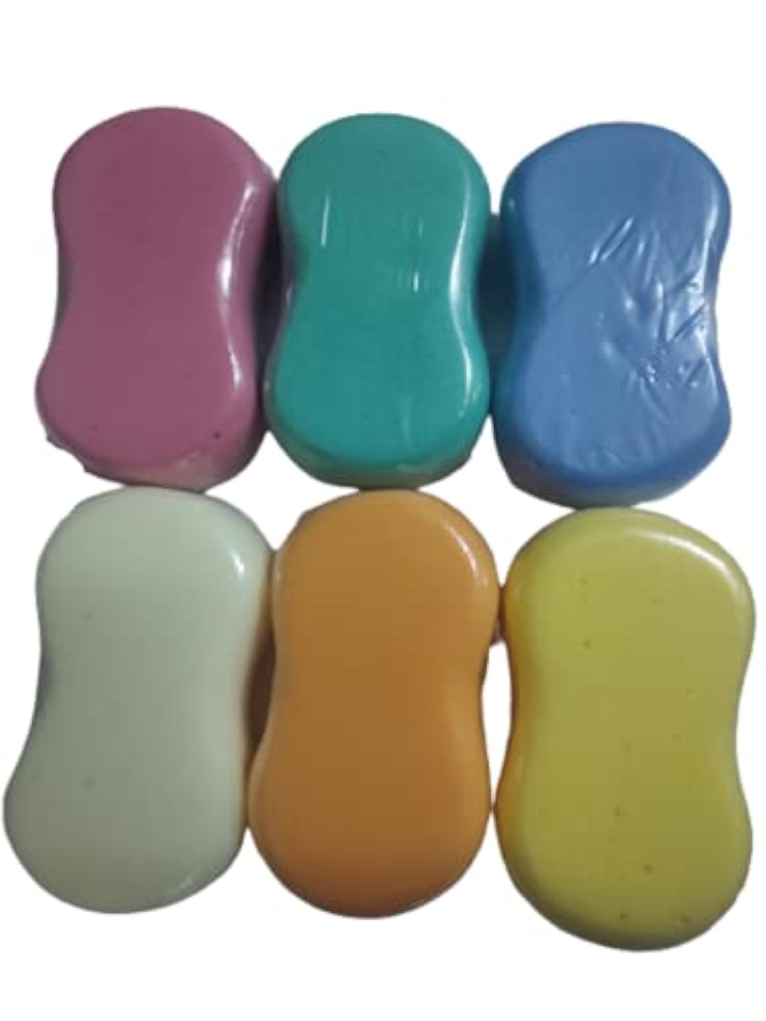 Scrub Bath Loofah Pack of 6, Random Colour