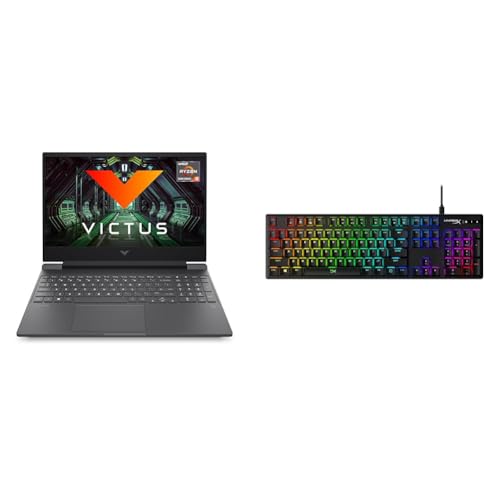 Image of HP Victus Windows 11 Home Gaming Laptop,AMD Ryzen 5 5600H,4Gb AMD Radeon Rx 6500M Graphics,15.6-Inch